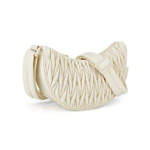 여성용 가방 스마트 호보 백, 조절 가능한 스트랩이 있는 나일론 퀼팅 크로스바디