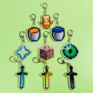  마인크래프트 아크릴 키링 무기 아에팀 언데드 토템 게임 굿즈 열쇠고리