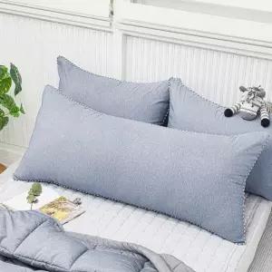 [당일 출고] 베드앤데코 멜란지 등쿠션커버 50x150