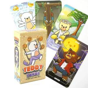 테디 타로 카드 예언 운명 점술 데크 가족 파티 보드 게임 단자문 운세