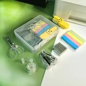 미니 문구세트 스테이플러 테이프 사무용품 문구 세트 학용품세트 중학생