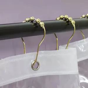 커튼 커텐 고리 설치 구슬 부자재 골드 링 부드러운 봉 걸이 후크