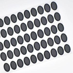 타원형 이어폰 필터 메쉬 이어버드 방진 인이어 튜닝 케이스 커버 20 개