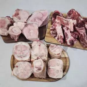 든든 한우 우족 사골 잡뼈 세트 12kg