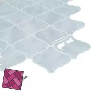 월타일스티커 518 큰다마스크 포인트 스티커타일 타일스티커 스티커타일