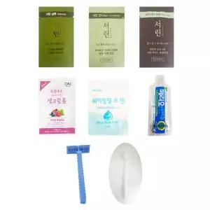 여행용 일회용 세면도구 세트 DD-09969 세면도구세트 여행용샴푸 세면도구