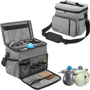 비셀 스팀샷 39N7V/39N7A용 오켈스 스팀 클리너 휴대용 가방 - 액세서리용 포켓이 추가된 조절 가능한 수납