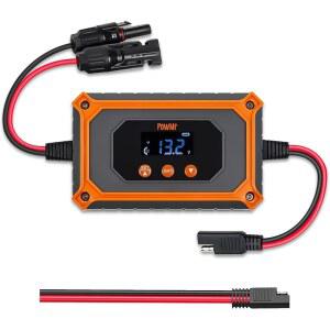 [미국배송] POWMR 15A 12V/24V MPPT 태양광 충전 컨트롤러 파워 인텔리전트 휴대용 패널 최대 PV 180W/360W(LCD 디스플레이 포함) 12/24V 젤 AGM 납축 리튬 LIFEPO4 배터리용으로 작동합니다