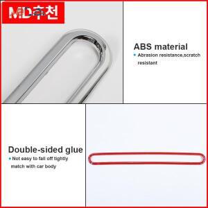 포드 머스탱 2010-2014 자동차 외부 액세서리용 ABS 후면 하이 브레이크 라이트 램프 장식 커버 트림 프레