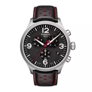 티쏘 [세금포함] [정품] Chrono XL 블랙 다이얼 Red Accent Men 시계 T1166171605702 패션시계 손목시계 명