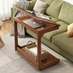 원목 이동식 독서 노트북 책상 테이블 소파용 탁자 거실 침대 사이드 북스탠드 침실 쇼파