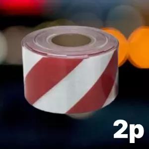 백적색 반사 테이프 고휘도 프리즘 백적색 반사 테이프 산업용 지게차 스티커 안전 차량