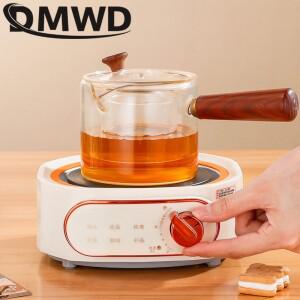 카모식 DMWD 전기 차 스토브 600W 다기능 세라믹 미니 난방 난로 빠른 가열 핫 플레이트 사무실 메이커