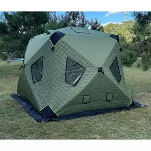 낚시텐트 겨울 빙어 텐트 누빔텐트 육각 얼음낚시 큐브텐트 2061 180x180x160 B