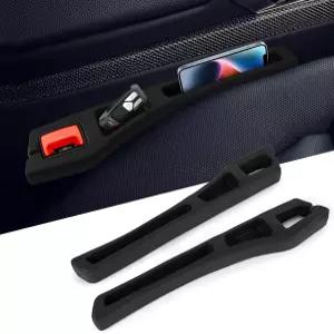 호봄 2PCS 카시트 갭 충전기 정리함 키폰 카드용 다목적 자동차 시트 저장 오토시트 틈새 충전기가 물건