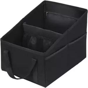 Qiue 자동차 정리함 - 및 보관함 콘솔 앞/뒤를 위한 접이식 소형 카시트 보관 뒷좌석 조수석