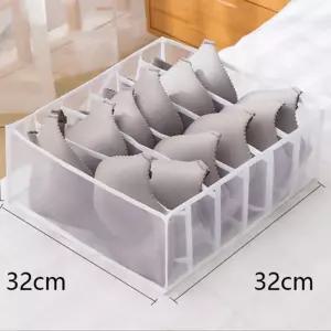 수납함 정리함 브래지어 메쉬 분류 6칸 반투명속옷 옷함 양말 속함 보관 칸막이