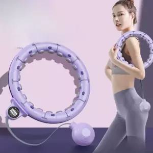 스마트 훌라후프 진동 홈트 카운트 허리 지압 운동