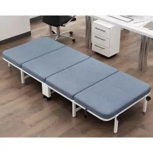 폴딩 이동식 침대 베드 안락 접이식 매트리스 4단 낮잠 간의 싱글 접는