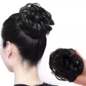 8p 똥 머리 가발 혼주 올림머리 웨딩 헤어 묶음 WFIKTII
