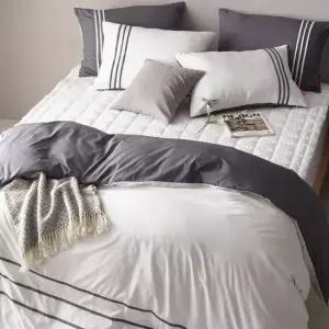 에스데코 LEO마이크로화이바 먼지없는 호텔이불매카세트SS화이트투톤