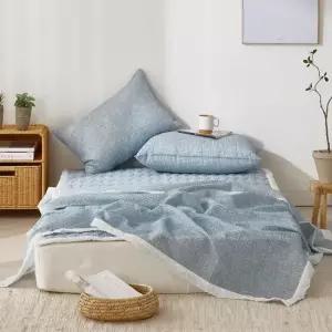 포슬리 시원한 여름 침구세트 시어서커 얇은 홑이불 이불세트 베개 SS