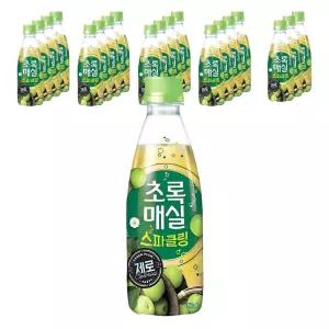 (1+1) 초록매실 스파클링 제로, 350ml, 20개 2Set