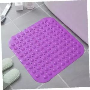 욕실 미끄럼베스트 방지 매트 타일 흡착 안전 퍼플 색상