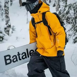 빅사이즈 방풍 보드복 옐로우 남여공용 루즈핏 스키복 스노우 S 보드복세트