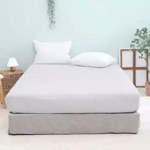 에이프릴앳홈 60수 고밀도 워싱면 올인원 매트리스커버 - 퀸 그레이 코스트코