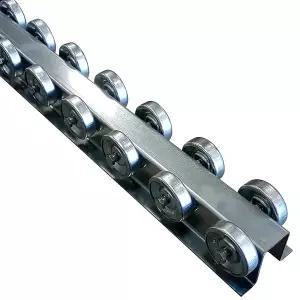 궁극의 컨베이어 스케이트 휠 플로우 레일 ？ 시스템 작업 테이블 및 재료 취급을 위한 바퀴가 있는 5피트