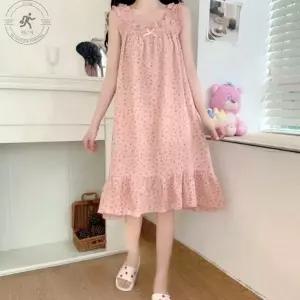 원피스파자마 이쁜 여성용 공주 잠옷 편안한 잠자리 수면복