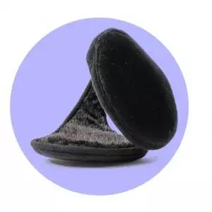 ( )겨울 심플 블랙귀마게 방한용 귀도리 왕 털 귀마개 보온 체온유지 왕귀마개 빅사이즈