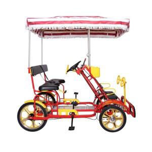 4인용 자전거 네발 캐노피 마차 투어링 특수 의자 더블 멀티 없음 4인자전거