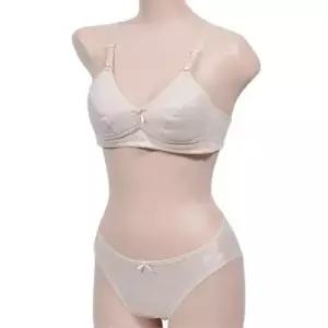 부드러운 코튼 주니어 A컵 브라팬티세트 WFIPU6Y