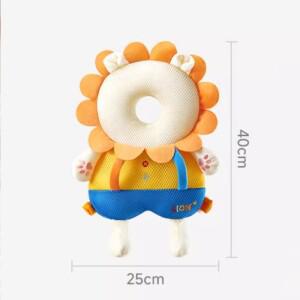 무라식 머리 보호 아기 배낭 PP 면화 충전 유아 크롤링 걷기 안전 쿠션 신생아 소년 소녀 방