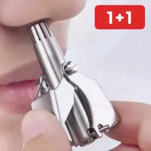 남성 여행용 스텐 코털제거기 물세척 반영구 수동 코털정리기  1+1
