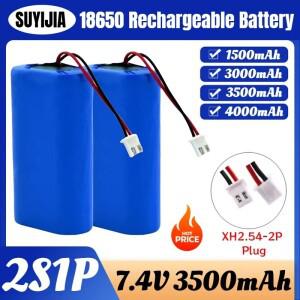 18650 7.4V 배터리 팩 2S XH2.54 플러그 충전식 + PCB
