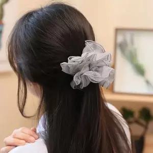 [하프클럽/셀러허브_여성트랜드패션]쉬폰 엔젤슈슈 헤어슈슈 곱창밴드 레