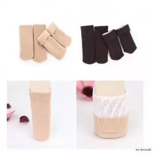 키다리무역단색 실리콘 의자발커버 4P 의자발캡 의자발싸개 식탁의자양말 의자발덮게 의자발보호