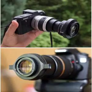 고화질 고배율 전문가용 접사렌즈 휴대용 스마트폰 망원경 촬영 확대경 등산용품 확대렌즈 줌 기능 핸드폰렌즈