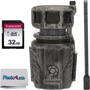 스텔스 캠 리볼버 360도 셀룰러 야간 촬영 카메라 번들 32GB SD 메모리 카드 포함