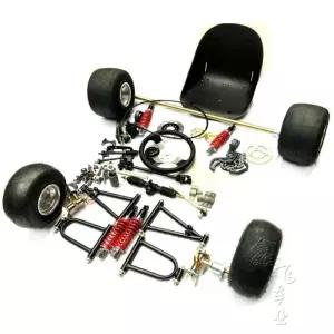 풀 장착 프레임 DI 바퀴 부품 세트 만들기 키트 악세서리 고카트 휠