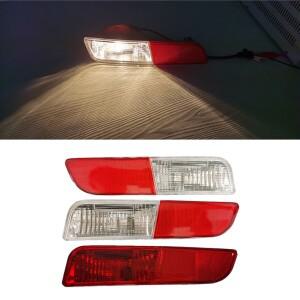 Mitsubishi Outlander 용 후방 범퍼 리플렉터 라이트 2013 8337A111 8336A102 전구가 후방 테일 브레이크