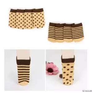 키다리무역줄무늬 도트 의자발커버 4P 의자발캡 의자발사개 식탁의자양말 의자발덮게 의자발소음