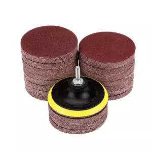 (옵션:5000방 5매)사포 샌딩 샌드페이퍼 원형 샌퍼 샌패드 드릴 원형샌 샌처 샌더 샌기