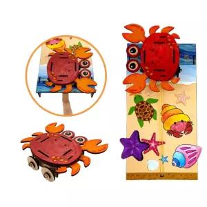 초등어린이만들기키트 고무줄탄성 자동차만들기 꽃게 체험교육 미래교육