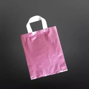 강력한 손잡이 쇼핑백 펄보라 30X38cm 옆8cm 50매 팬시봉투 비닐백 옷봉투