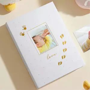 포켓식 아기 포토북 대용량 성장 사진앨범 돌사진 이야기책 출산선물 성장앨범 앨범집