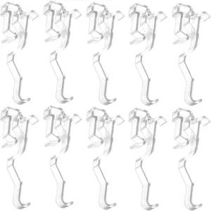 발루에 20개 밸런스 클립 275인치 투명 윈도우 블라인드 플라스틱 수직 교체용 수평 밸런스용 클리어